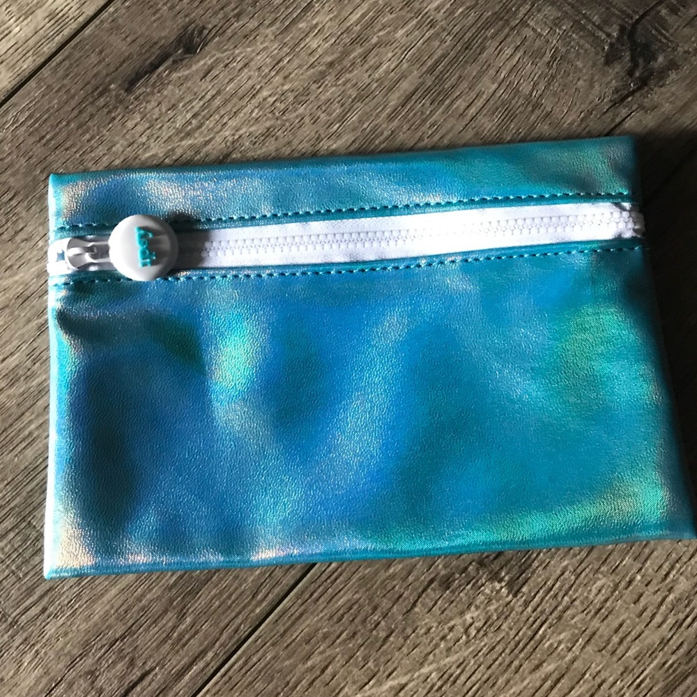 A small makeup bag